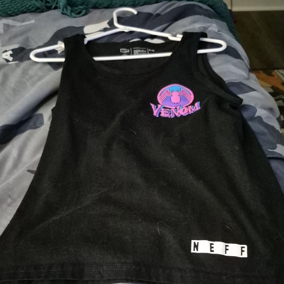 Neff Other - Neff Black Tank with Purple Venom Design